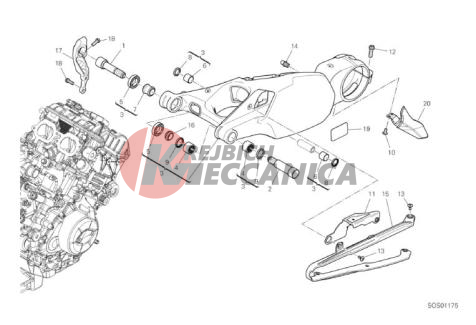 REAR SWINGING ARM