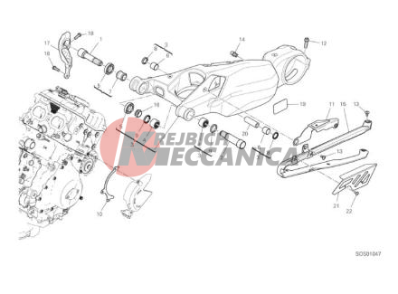 REAR SWINGING ARM