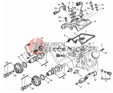 VERTICAL CYLINDER HEAD - TIMING