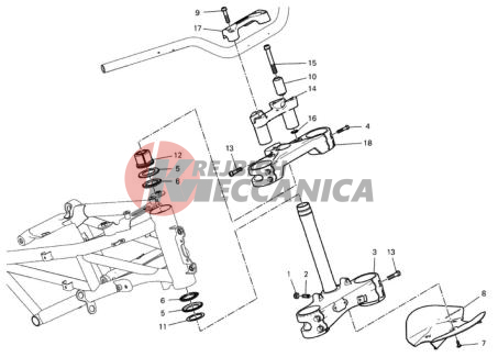 STEERING HEAD BASE ASSEMBLY