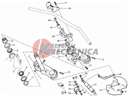 STEERING HEAD BASE ASSEMBLY