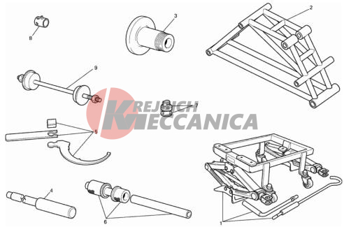WORKSHOP SERVICE TOOLS, FRAME