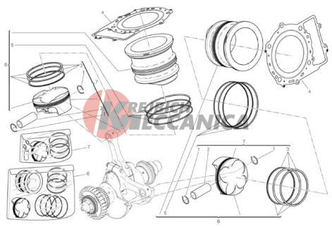 CYLINDERS - PISTONS