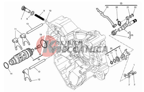 GEAR CHANGE MECHANISM