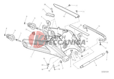 REAR SWINGING ARM