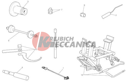WORKSHOP SERVICE TOOLS, FRAME