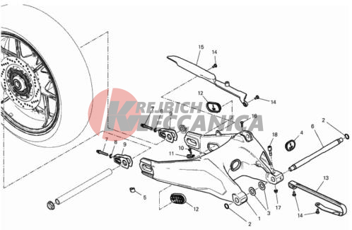 REAR SWINGING ARM