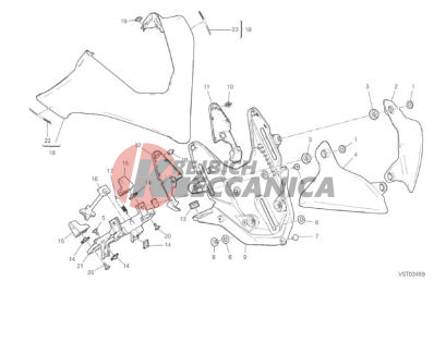 HEALDIGHT FAIRING SUPPORT