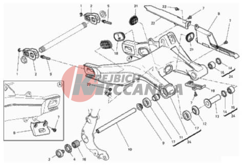 REAR SWINGING ARM