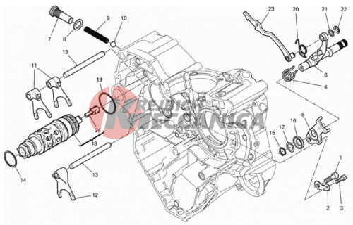 GEAR CHANGE MECHANISM