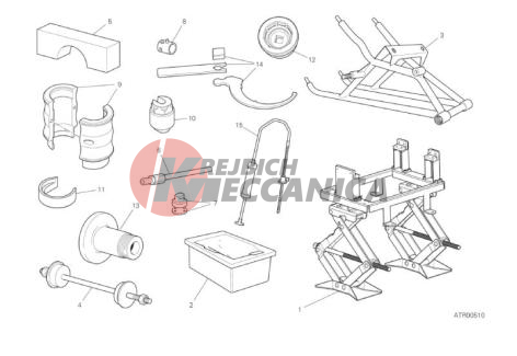 01D WORKSHOP SERVICE TOOLS (FRAME)