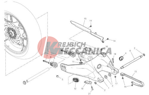REAR SWINGING ARM