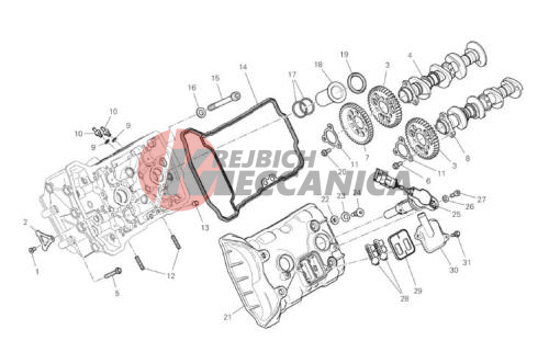 FRONT HEAD - TIMING SYSTEM