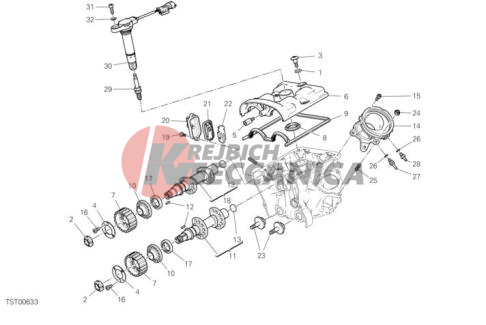 VERTICAL CYLINDER HEAD - TIMING