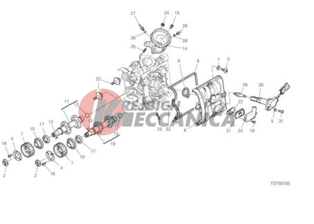 HORIZONTAL HEAD - TIMING SYSTEM