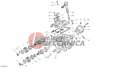 VERTICAL CYLINDER HEAD - TIMING