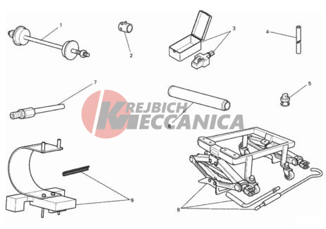 WORKSHOP SERVICE TOOLS, FRAME