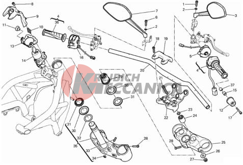 HANDLEBAR AND CONTROLS