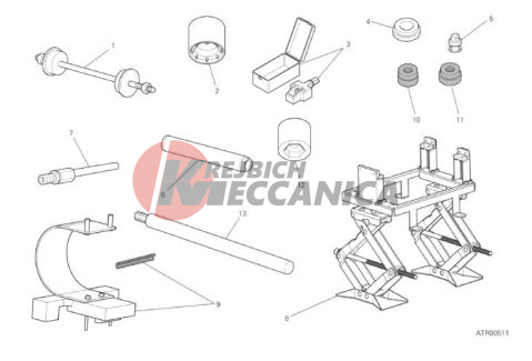 WORKSHOP SERVICE TOOLS, FRAME