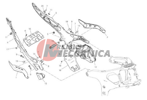 REAR FRAME COMP.