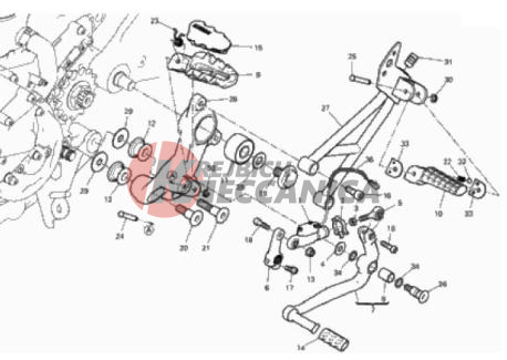 FOOTRESTS, LEFT