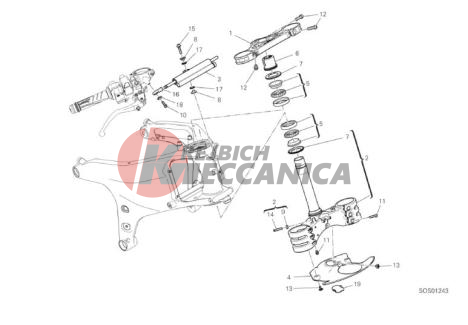 18A STEERING ASSEMBLY