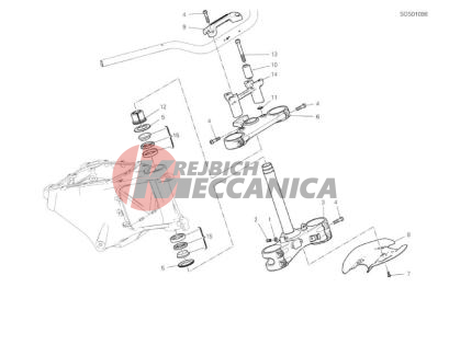 STEERING HEAD BASE ASSEMBLY