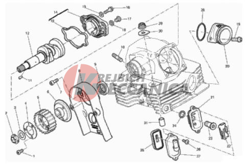 VERTICAL CYLINDER HEAD - TIMING