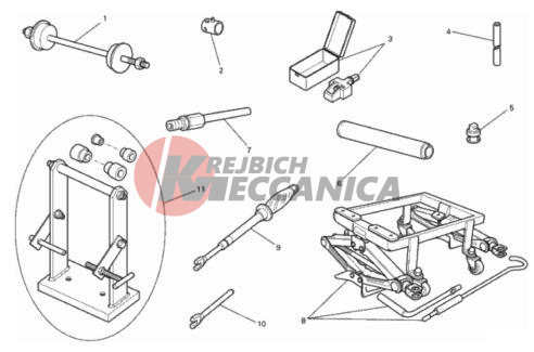 WORKSHOP SERVICE TOOLS, FRAME
