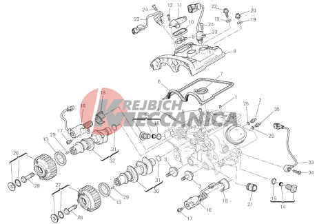 VERTICAL CYLINDER HEAD - TIMING
