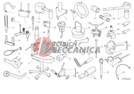 WORKSHOP SERVICE TOOLS, ENGINE