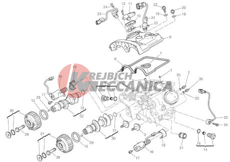 VERTICAL CYLINDER HEAD - TIMING