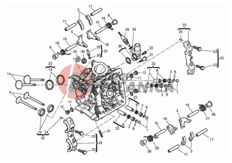 HORIZONTAL CYLINDER HEAD