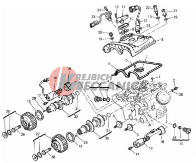 VERTICAL CYLINDER HEAD - TIMING