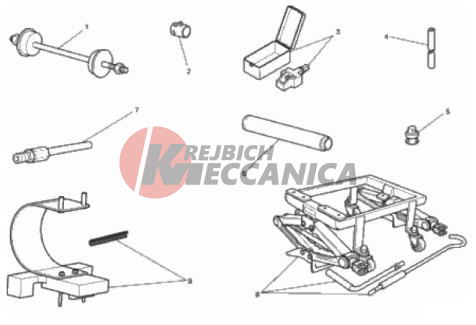 WORKSHOP SERVICE TOOLS, FRAME