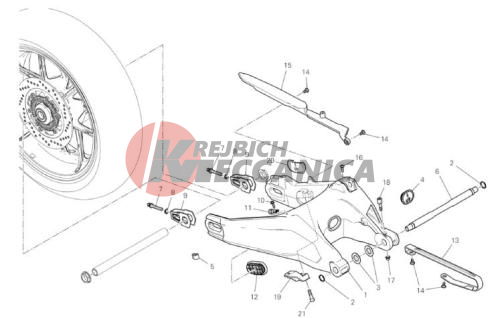 REAR SWINGING ARM