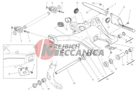 REAR SWINGING ARM