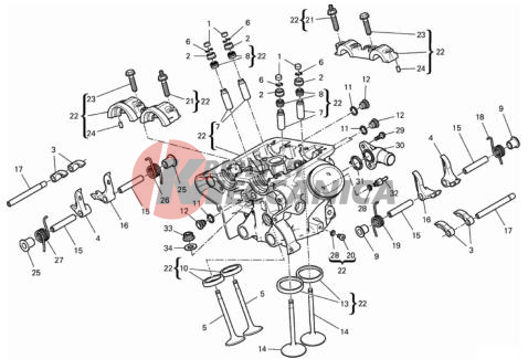 VERTICAL CYLINDER HEAD