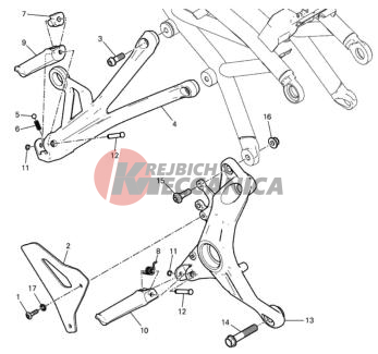 FOOTRESTS, RIGHT