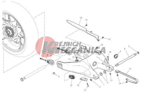 REAR SWINGING ARM