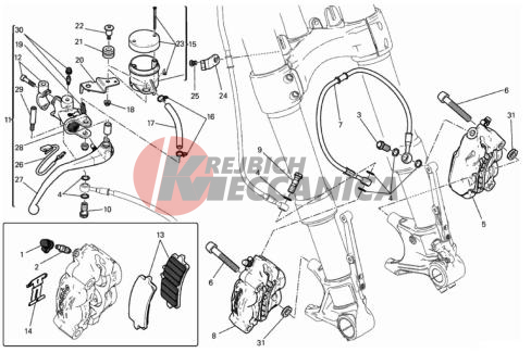 FRONT BRAKE SYSTEM