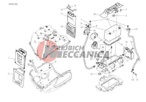 13D BATTERY HOLDER