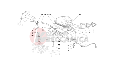 AIR INDUCTIO AND OIL VENT