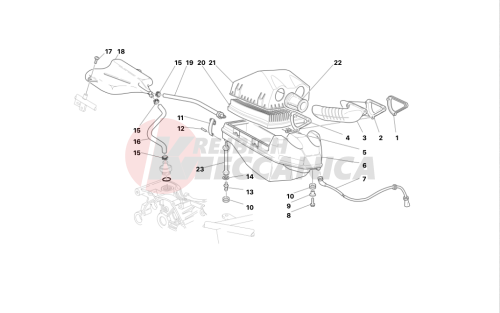 AIR INDUCTIO AND OIL VENT