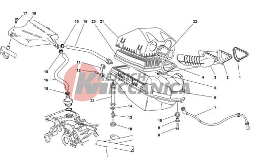 AIR INDUCTIO AND OIL VENT