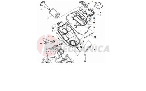 AIR INTAKE - OIL BREATHER
