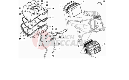 AIR INTAKE - OIL BREATHER