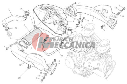 Air intake - oil breather