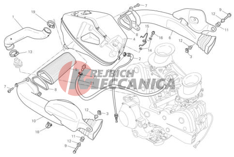 Air intake - oil breather
