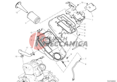 AIR INTAKE - OIL BREATHER
